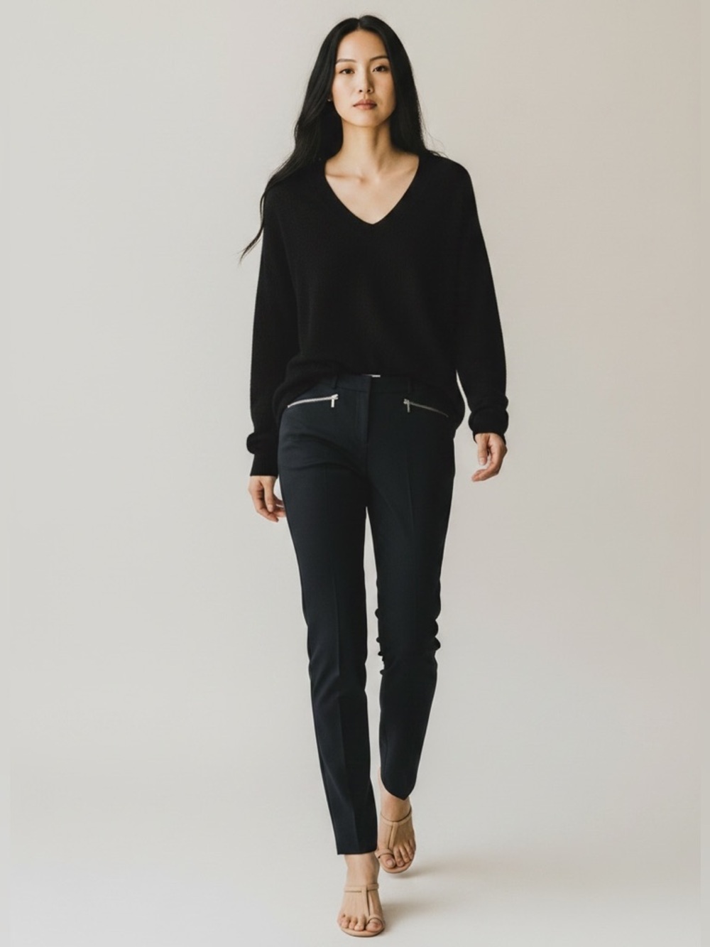 Ricki’s Black Slim Fit Cigarette Pants Size 2